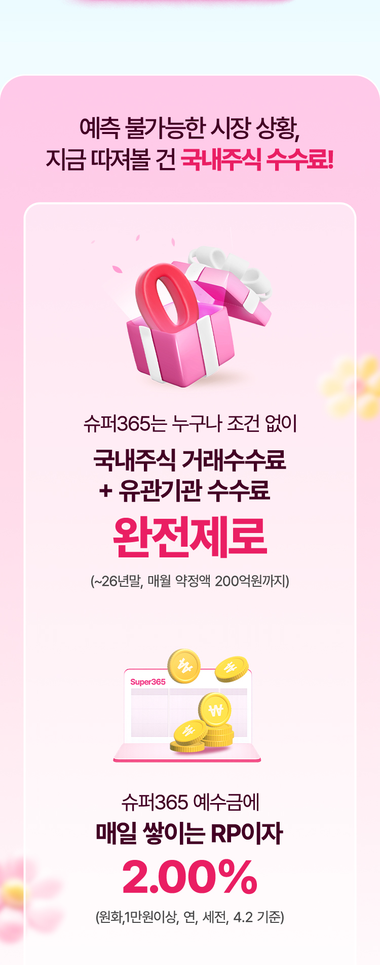 예측 불가능한 시장 상황