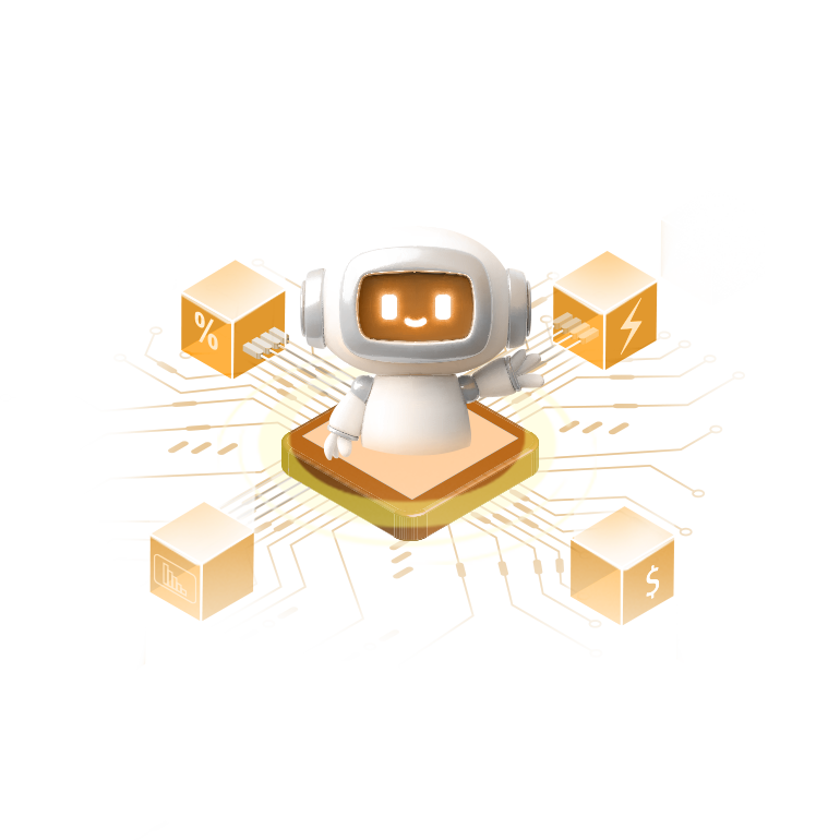 휴머노이드 모양 배너