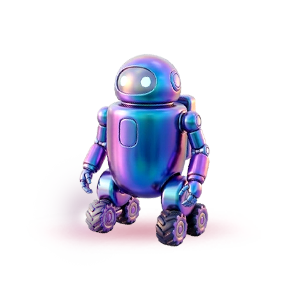 휴머노이드 모양 배너